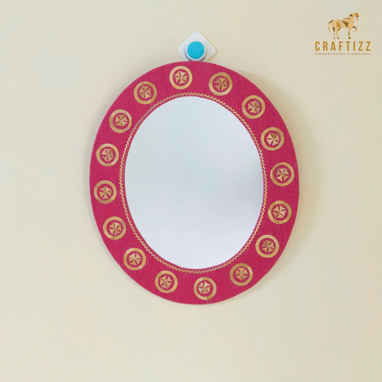 Classic Wall Hanging Egg Shape Mirror