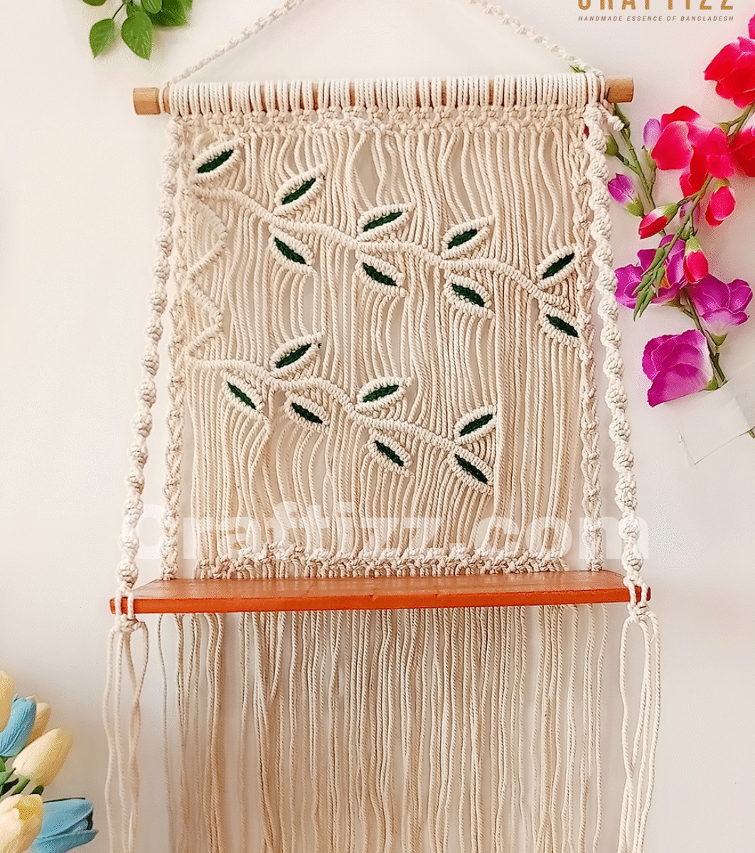Macrame Wall Hanging Shelf