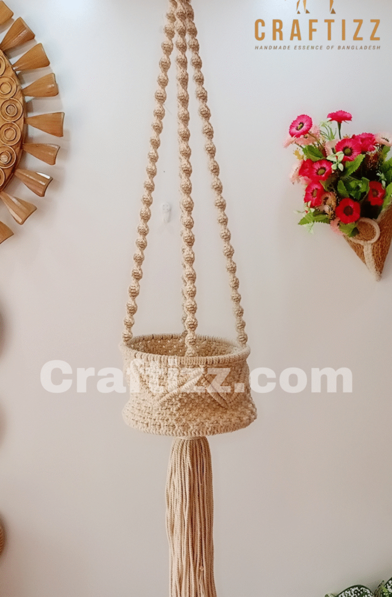 Macrame Wall Hanging Shelf