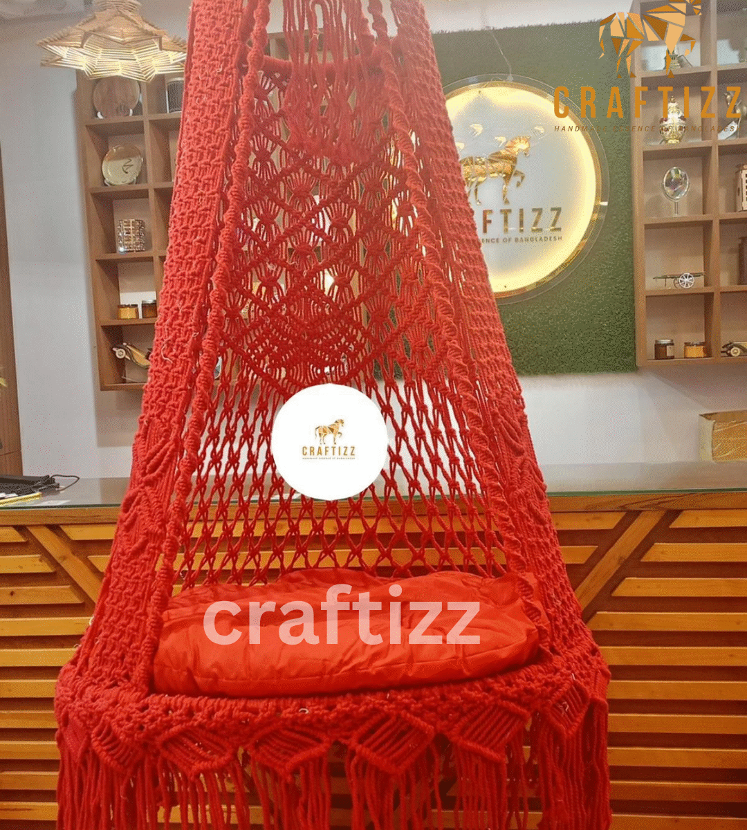 Craftizz Round Queen red Dolna