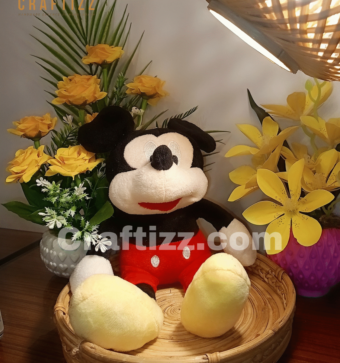 Craftizz Mickey Mouse Plush Soft Toy