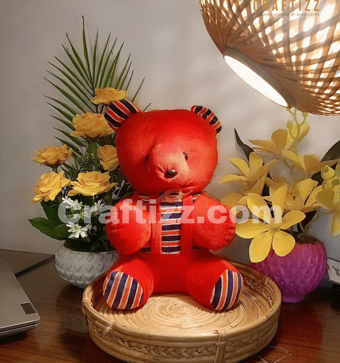 Craftizz Red Teddy Bear